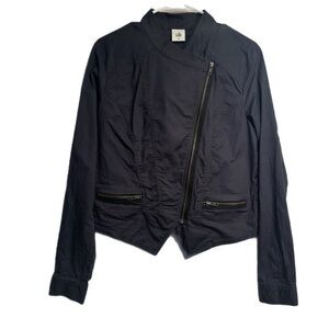 CAbi Twilight Moto Asymmetrical Jacket Navy